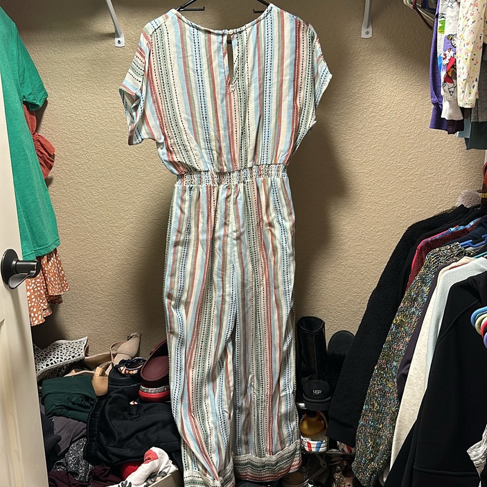 Striped Romper - Picture 2 of 3